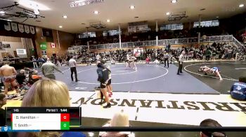 145 lbs Cons. Semi - Damion Hamilton, Post Falls vs Trey Smith, Post Falls