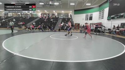 165 lbs 1st Place Match - Keeghan Clouse, GPWA vs Landen McDowell, Greater Heights Wrestling