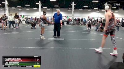 130 lbs Placement (4 Team) - Mason Johnson, Mayfield Mat Academy vs Leo Schreiber, Armory Athletics