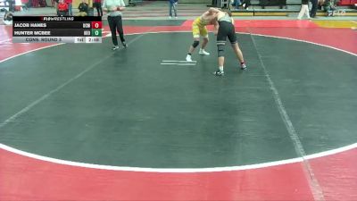 197 lbs Cons. Round 3 - Hunter McBee, Northeastern Oklahoma A&M vs Jacob Hanes, University Of Central Missouri