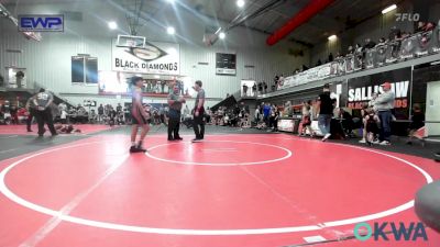 80-98 lbs Rr Rnd 1 - Aidin Enger, Runestone vs Mylz Oft, Sallisaw Takedown Club