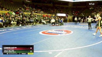 144 Class 4 lbs Cons. Round 1 - Connor Gatlin, Raymore-Peculiar vs Cole Dillon, Francis Howell North