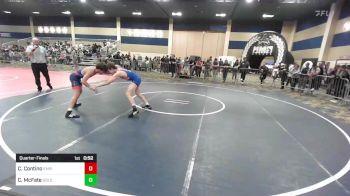 123 lbs Quarterfinal - Carlo Contino, Empire-CA vs Cash McFate, Gold Rush Wr Ac