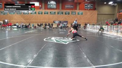 141 lbs Champ. Round 1 - Elias Basilio, Palomar College vs Josiah Sandoval, Sacramento City College