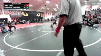 115 lbs Cons. Round 5 - Kate Chao, Eleanor Roosevelt vs Cheyenne Stepanian, Hesperia