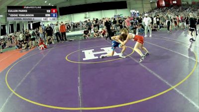 113 lbs Cons. Round 3 - Cullen Parks, Victory Elite Wrestling vs Eddie Tomlinson, Red Cobra Wrestling Academy