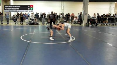 90 lbs Round Of 32 - Jonathan Bexfield, UT vs Patrick McGorty, NJ