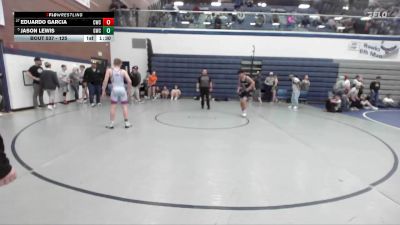 125 lbs Cons. Round 2 - Eduardo Garcia, Cougar Wrestling Club vs Jason Lewis, Grizzly Wrestling Club