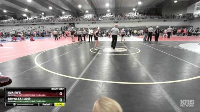 95 lbs Cons. Round 4 - Brynlea Lahr, Palmyra Youth Wrestling Club-AAA vs Ava Rife, Palmyra Youth Wrestling Club-AAA