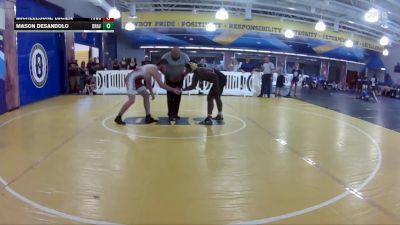 190 lbs Round 1 (8 Team) - Mason Desandolo, Braves WC vs Michelesone Lucien, Palm Harbor WC