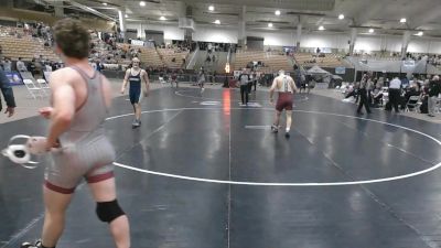 A 215 lbs Semifinal - Houston Retting, Eagleville High School vs Pete Laxton, Soddy Daisy High School