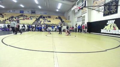 140 lbs Quarterfinal - Faith Breusch, Mcloud HS Girls vs Ava Blankenship, Platte County