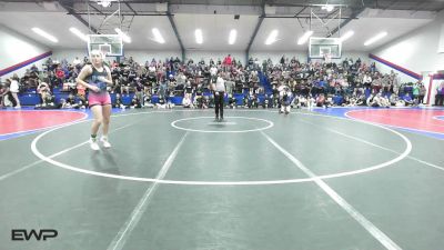 120 lbs Quarterfinal - Elisabeth Courverler, Sapulpa High School Girls vs Theresa Hamilton, Bartlesville High School