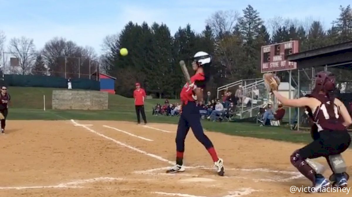 Crazy Around The Back Bunt For A Basehit