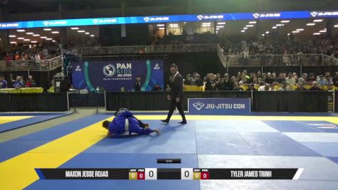 Tyler James Trinh vs Maxon Jesse Rojas 2025 Pan Kids Jiu-Jitsu IBJJF Championship
