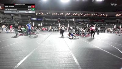 85 lbs 7th Place - Ilya Tomyn, Warriors University vs Luca Lopresti, Dragon Rtc