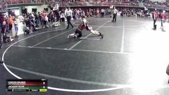 90 lbs Champ. Round 1 - Carson Bruber, MWC Wrestling Academy vs Jackson Muhr, Scottsbluff Wrestling Club
