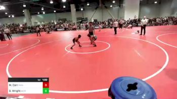 65 lbs Consi Of 8 #2 - Mason Carr, Parker Invictus WC vs Drew Wright, Natrona Colts