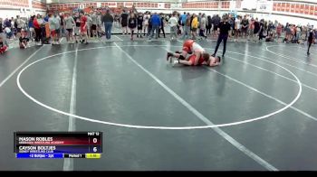 215 lbs Round 1 - Mason Robles, Nebraska Wrestling Academy vs Cayson Boltjes, Sidney Wrestling Club