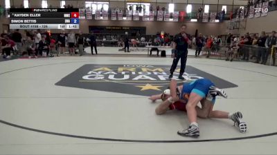 126 lbs Quarters - Kayden Eller, Maroon Mat Club vs Simon Bettis, Sebolt Wrestling Academy