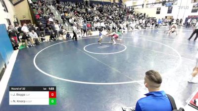 215 lbs Round Of 32 - John Boggs, St. Joe's Prep vs Noah Knorp, Notre Dame Green Pond