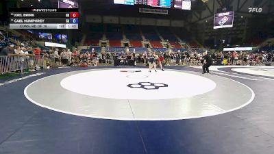 138 lbs Cons. Rd Of 16 - Joel Brink, OH vs Cael Humphrey, CA