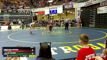 120 lbs Cons. Semi - Jacob Moore, Haven vs Brayton Peters, Minneapolis