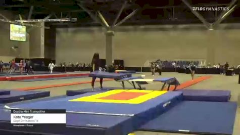 Kate Yeager - Double Mini Trampoline, Eagle Gymnastics TX - 2021 USA Gymnastics Championships