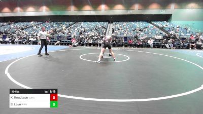 184 lbs Quarterfinal - Kyle Knudtson, Eastern Oregon University vs Banks Love, Western Wyoming