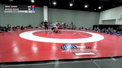 157 lbs Israel Acosta, Washington vs Bryston Scoles, Wisconsin Blue