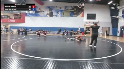 105 lbs Justin Wells, Alabama vs Hunter Rock, New York Gold