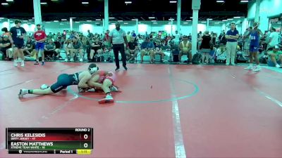 130 lbs Round 2 (4 Team) - Easton Matthews, Xtreme Team White vs Chris Kelesidis, Dirty Jersey