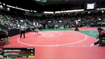 71 lbs Cons. Round 3 - Matthew Dominish, PWL3 vs Legend Portillo, GWRA