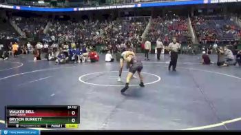 2A 132 lbs Semifinal - Bryson Burkett, Bandys vs Walker Bell, West Craven