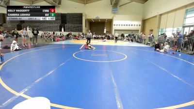 107 lbs Rr Rnd 5 - Kelly Haggerty, CT Whale Orca vs Cambria Leshko, Grit Mat Club Girls