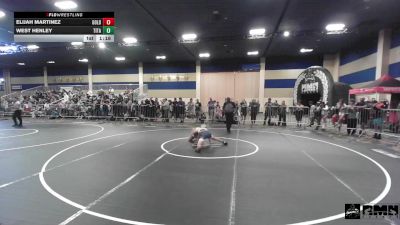 114 lbs Round Of 16 - Elijah Martinez, Gold Rush Wr Ac vs West Henley, Titan Mercury WC