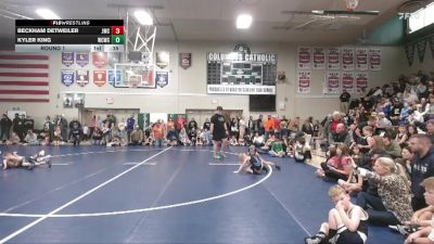 8 lbs Round 1 - Beckham Detweiler, Jesup Mat Club vs Kyler King, Wolf Creek Wrestling Club