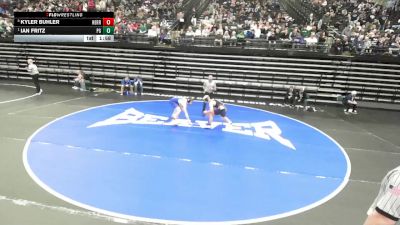 6A 157 lbs Quarterfinal - Ian Fritz, Pleasant Grove vs Kyler Buhler, Herriman