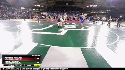 215 lbs Round 1 - Antonio Alvarez, Mukilteo Wrestling Club vs Ken Larsen Jr., Mukilteo Wrestling Club