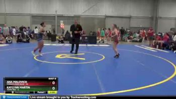 112 lbs Round 2 (8 Team) - Ana Malovich, Pennsylvania Blue vs Kaylynn Martin, Texas Red