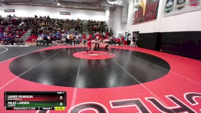 126 lbs Cons. Round 1 - James Pearson, Eaglecrest B vs Miles Larsen, Legend