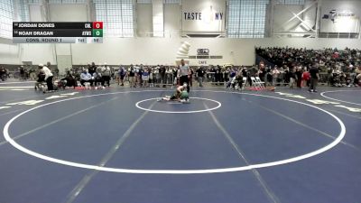 80 lbs Cons. Round 1 - Jordan Dones, Club Not Listed vs Noah Dragan, Adirondack Youth Wrestling Club