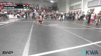 85 lbs Round Of 16 - Landon Replogle, Keystone Kids Wrestling Club vs Riley Mcclure, Raw Wrestling Club