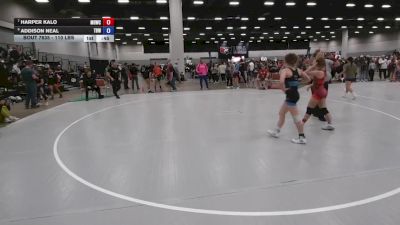 110 lbs Cons. Sub-semis - Harper Kalo, Michigan Revolution Wrestling Club vs Addison Neal, The Best Wrestler