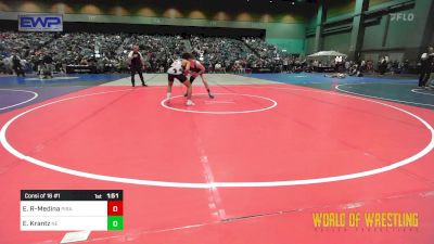 132 lbs Consi Of 16 #1 - Erik Reyes-Medina, Pirate Wrestling Club vs Evan Krantz, Nevada Elite