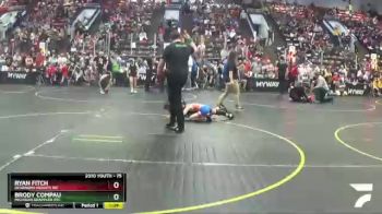 75 lbs Semifinal - Ryan Fitch, Dearborn Heights WC vs Brody Compau, Michigan Grappler RTC