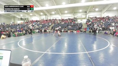 145 lbs 1st Place Match - Leah Andersonle-cain, Weber vs Maddilynn Burch, Tooele