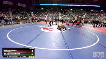 4A-165 lbs Cons. Semi - Drayden Johnson, Thunder Basin High School vs Sam Thornhill, Rock Springs