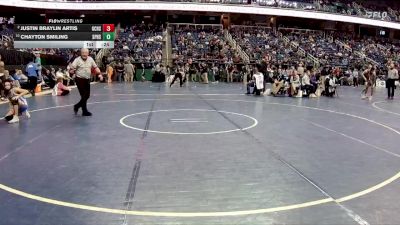 2A 113 lbs Cons. Round 1 - Chayton Smiling, Saint Pauls High School vs Justin Braylin Artis, Greene Central High School