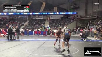 105 lbs 2nd Place Match - Aaron Hanson, Clay County vs Matteo Villegas, Kansas YG